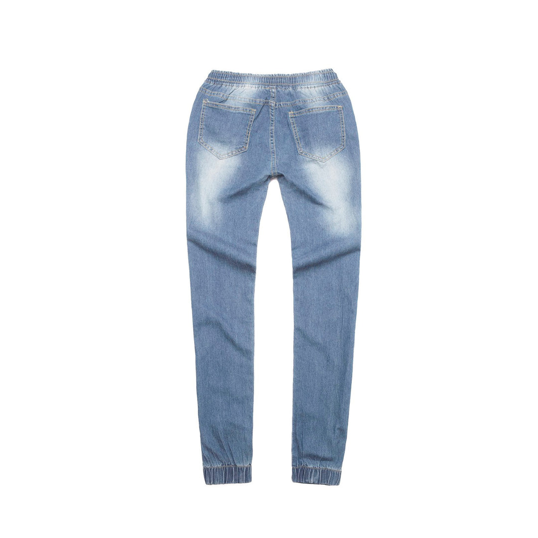 Dame Sporty Denim Joggingbukser Skovae
