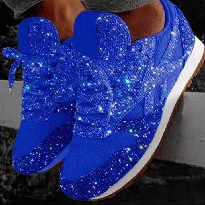 Damer Glitrende Sneakers med åndbart mesh-overmateriale Stilla
