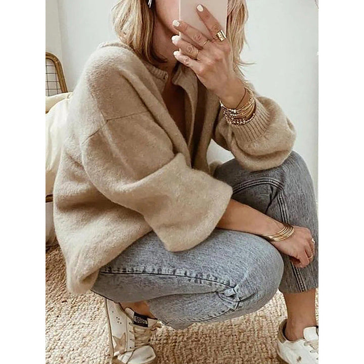 Stilla | Elegant Langærmet Strikcardigan
