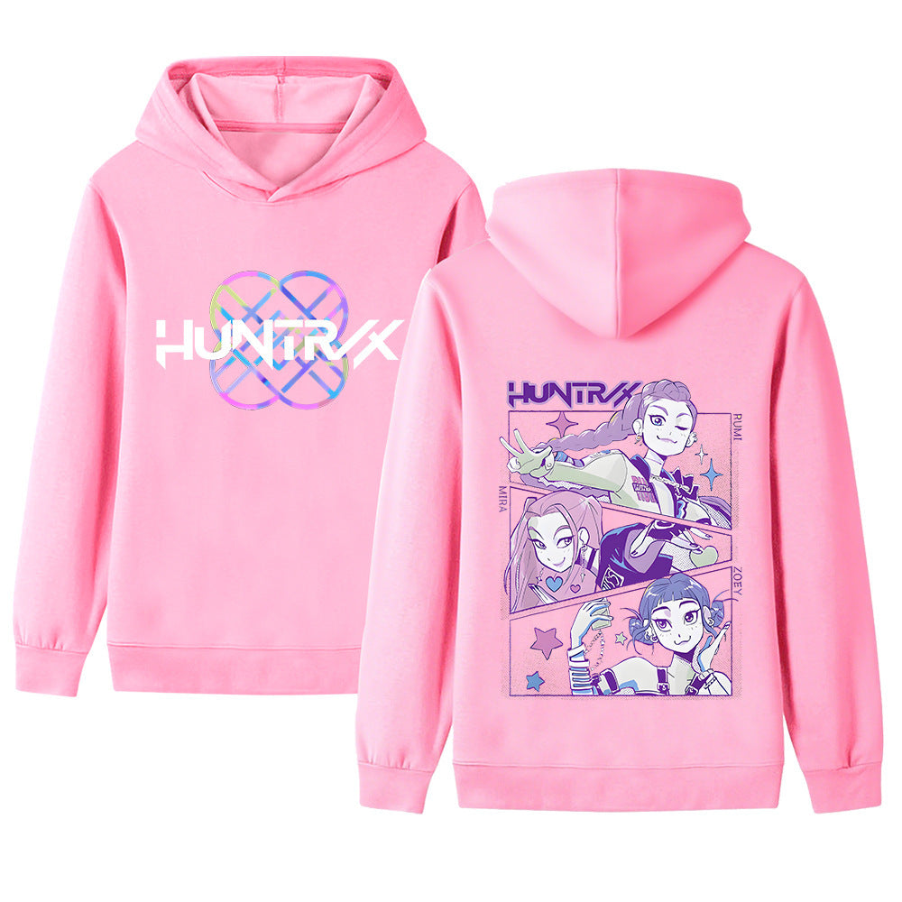Kvinders hoodie med unikt anime design og behagelig pasform Skovae