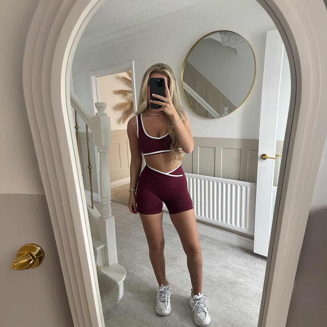 Dame Sporty top og shorts sæt Skovae