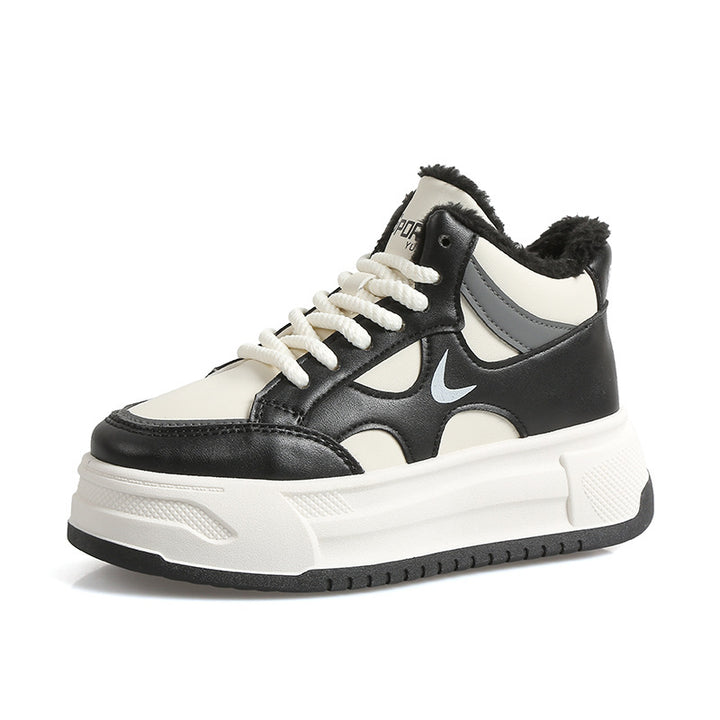 Dame Vinter Sneakers med fuzzy indersål og moderne design Stilla
