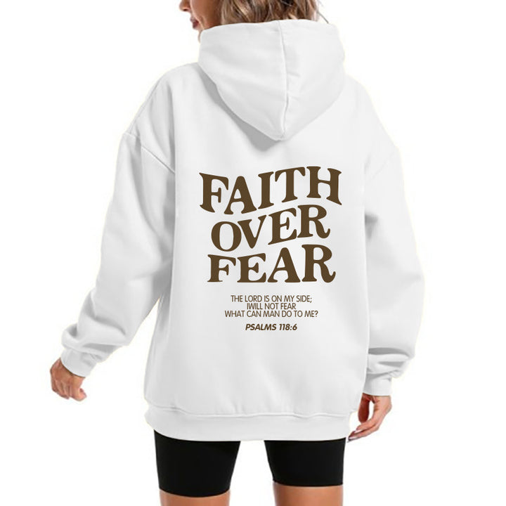 Kvinders hoodie med motiverende tekst og komfortabel pasform Skovae
