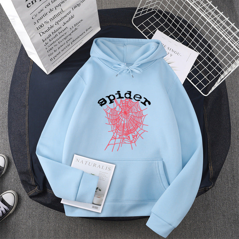 Kvinders hoodie med kreativ edderkoppemotiv Skovae
