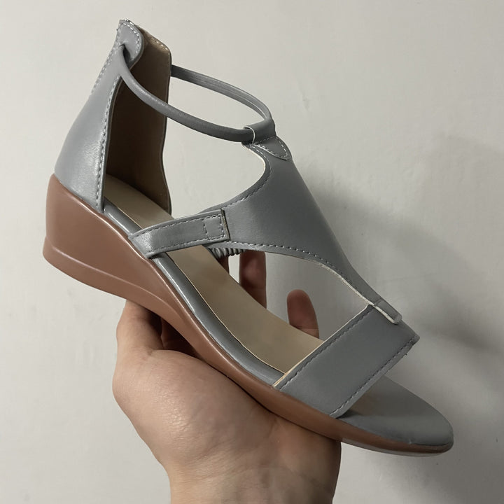 Dame Wedge-sandaler med justerbare remme og ergonomisk komfortfodseng Stilla