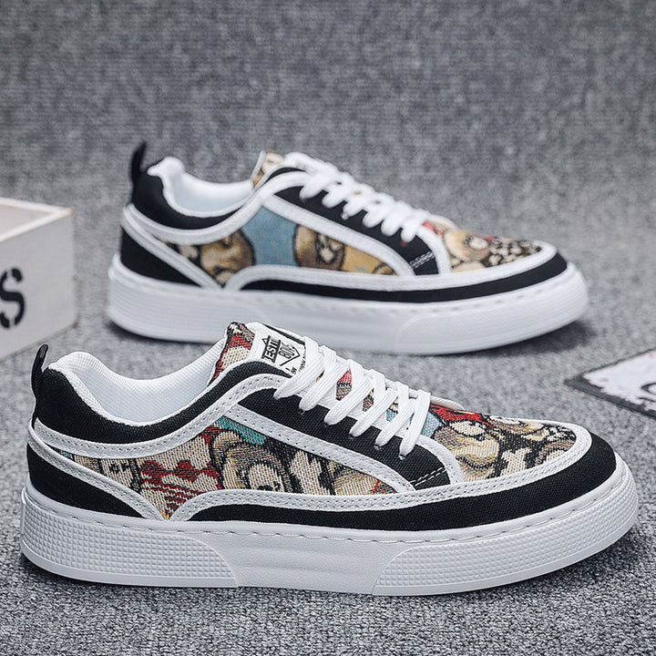 Femme Kunstnerisk Grafik Sneakers Stilla