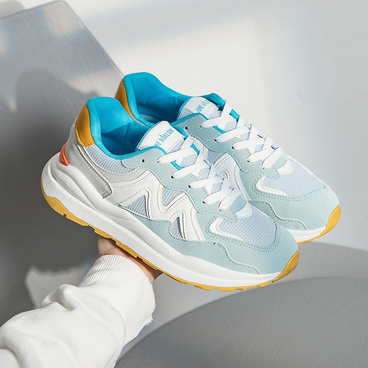 Dame Sporty Dad Sneakers med åndbart overfladestruktur og høj kvalitet støddæmpning Stilla