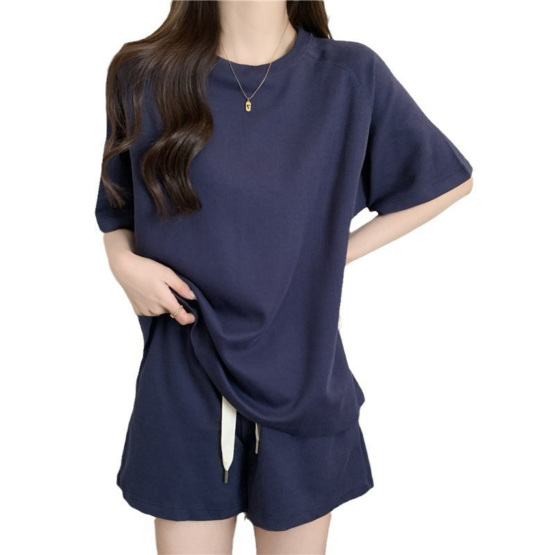Femme Casual Lounge Set med justerbar talje Stilla