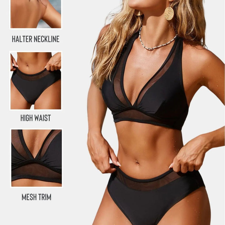 Dame Gennemsigtig Bikini med raffineret snit