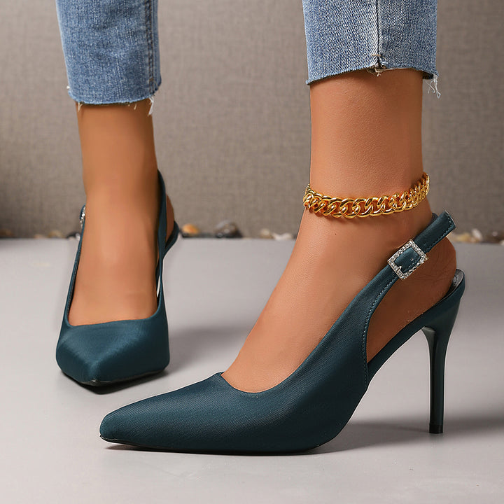 Dame Sling-Pumps med leopardmønster fra Stilla