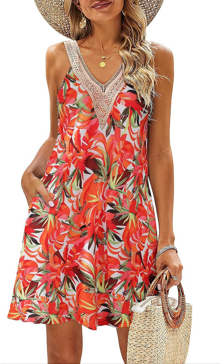 Dame sommerkjole i afslappet Boho-stil Stilla