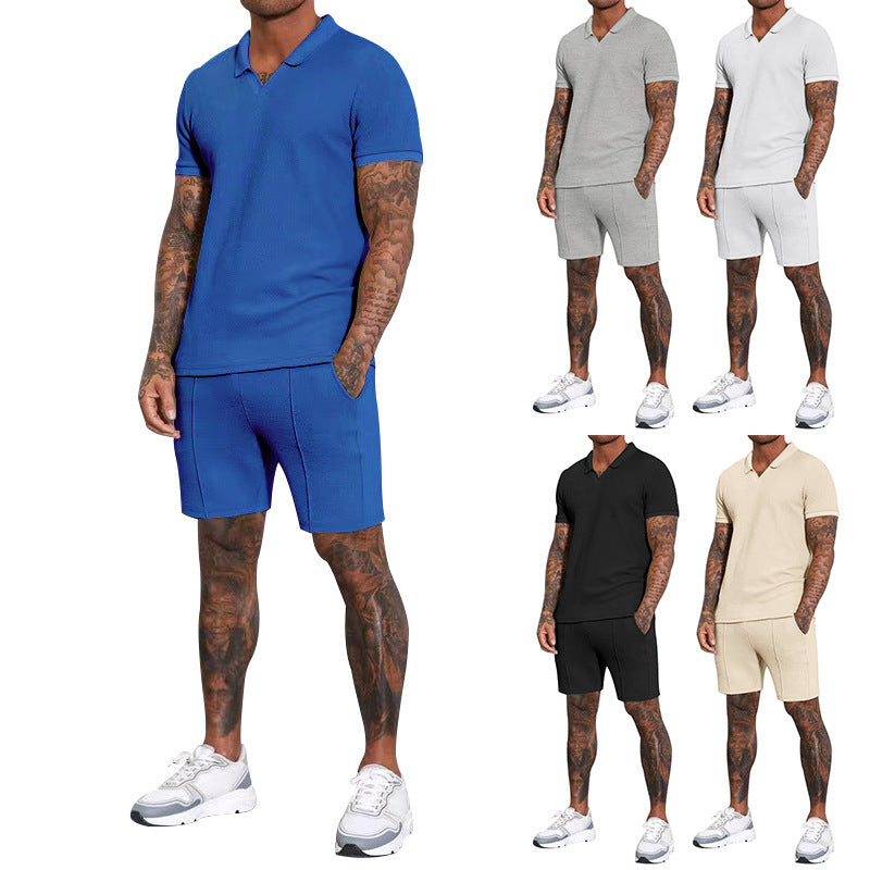 Herrer Sporty Polo skjorte med struktureret tekstur Stilla