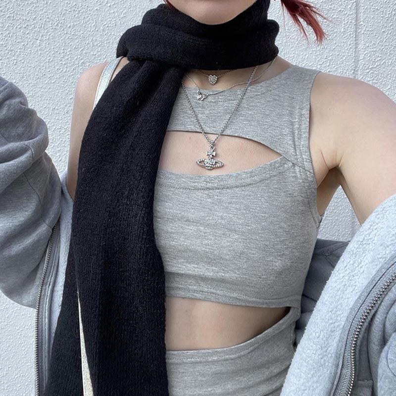 Dame sportiv Crop-Top med cut-out-design og åndbart stof Skovae