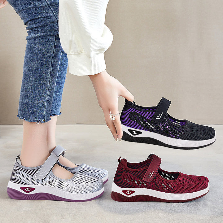 Femme justerbare skulderremme åndbar sneakers Stilla