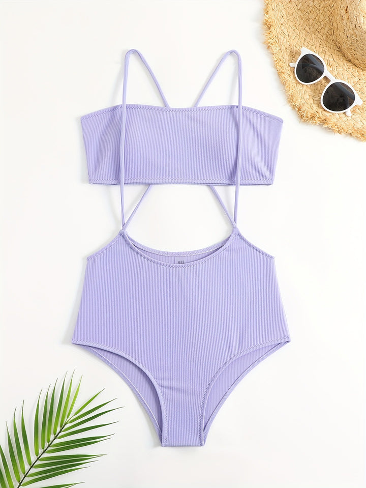 Dame Sporty Højskåret Bikini Skovae