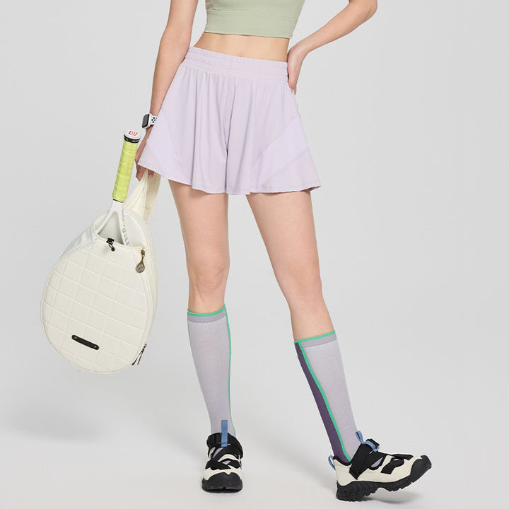 Dame sporty løbeshorts med innovativt dobbeltlagsdesign Stilla