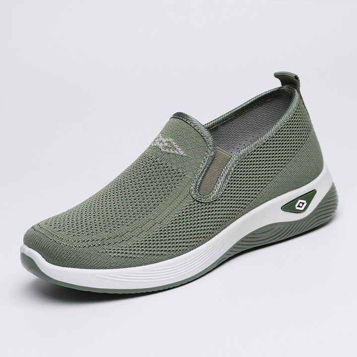 Dame Casual Slip-On Sneakers med åndbart strikdesign Stilla