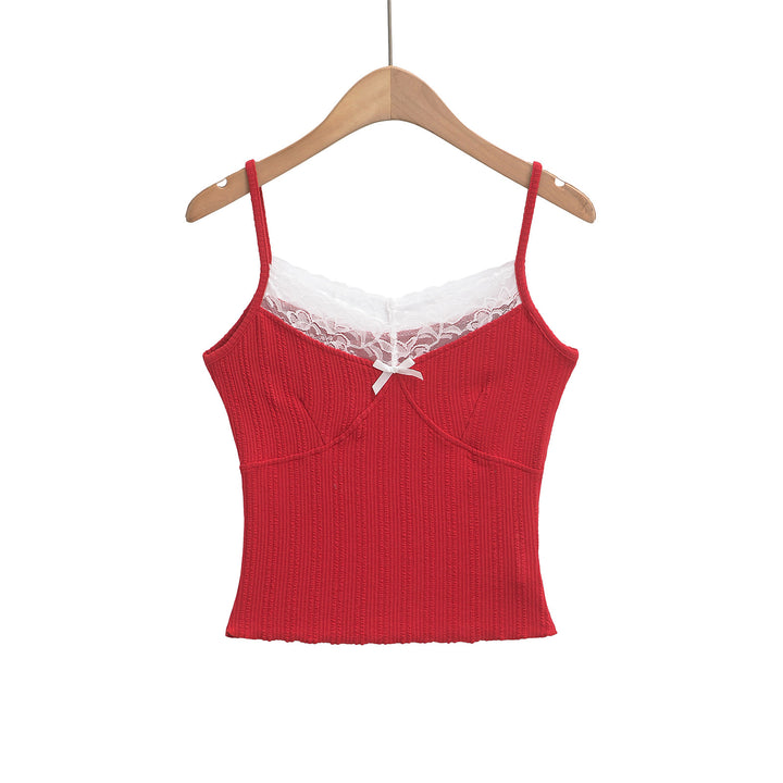 Dame spidsrem top med rynker og moderne design Stilla