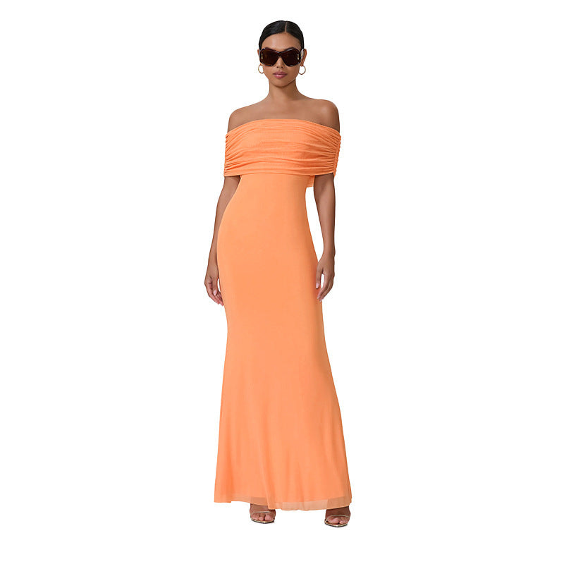 Elegant aftenkjole til kvinder med off-shoulder design Stilla