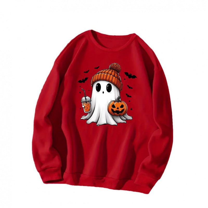 Dame sweatshirt med Halloween motiv Skovae