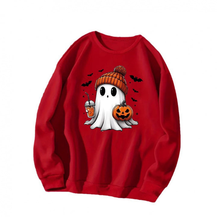Dame sweatshirt med Halloween motiv Skovae
