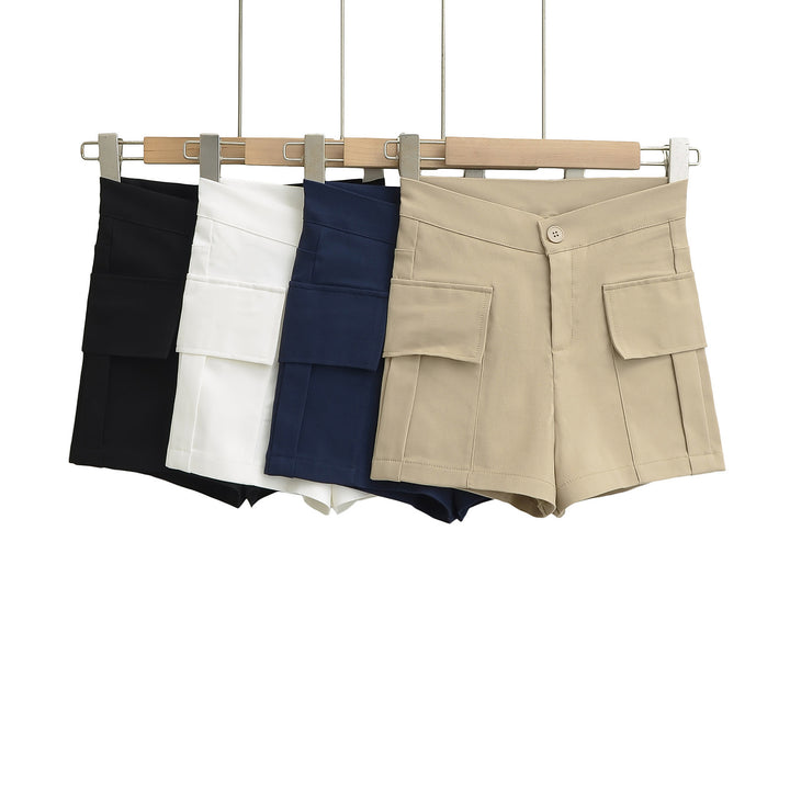 Dame Cargo-shorts med praktiske sidelommer og elegant snit Stilla