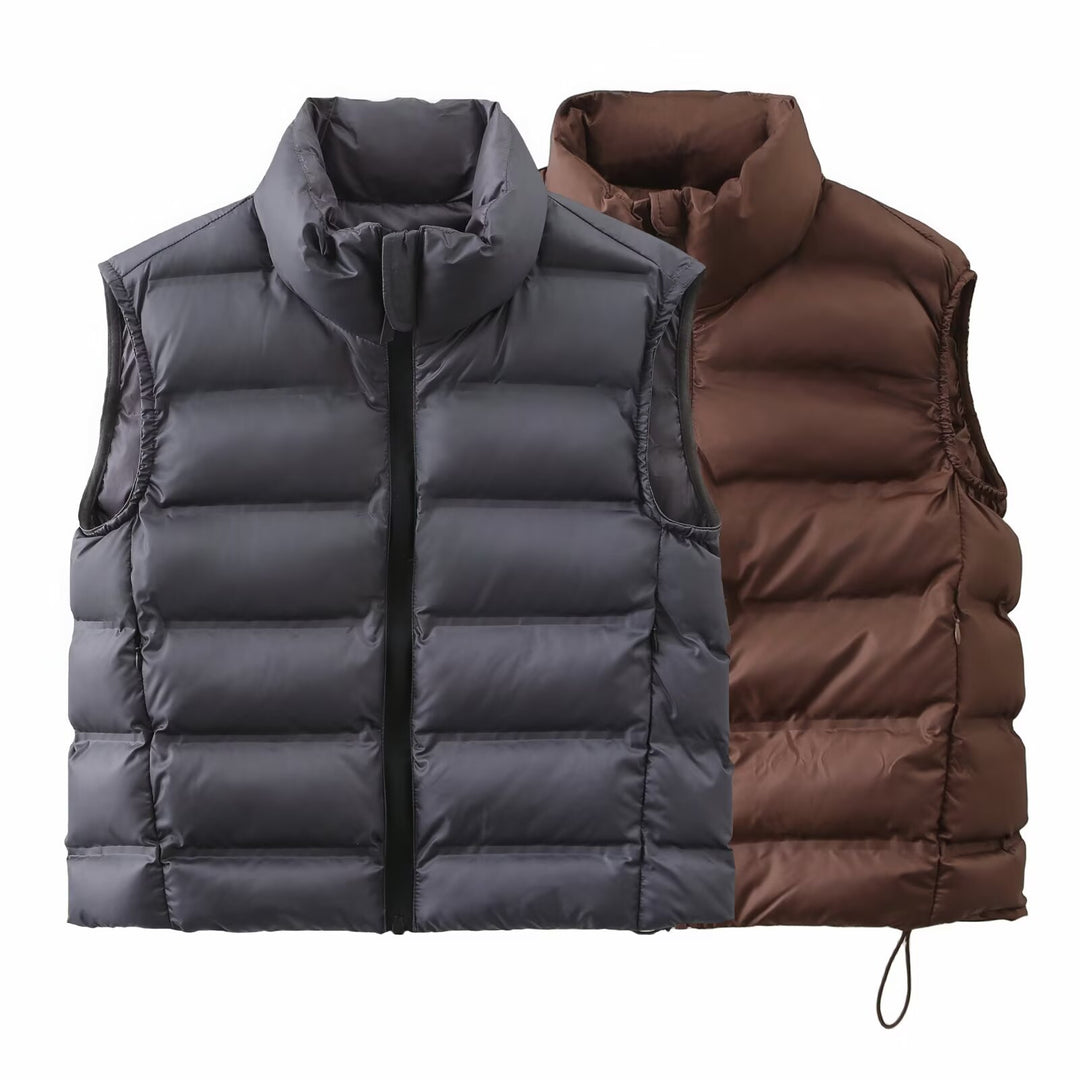 Dame quiltet quilted vest Stilla