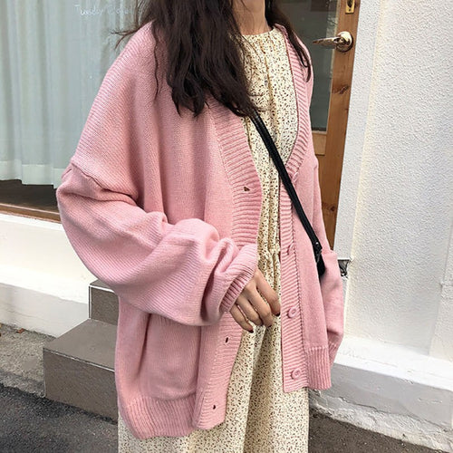 Kvinders komfortable cardigan med en afslappet pasform og drop-skulder Stilla