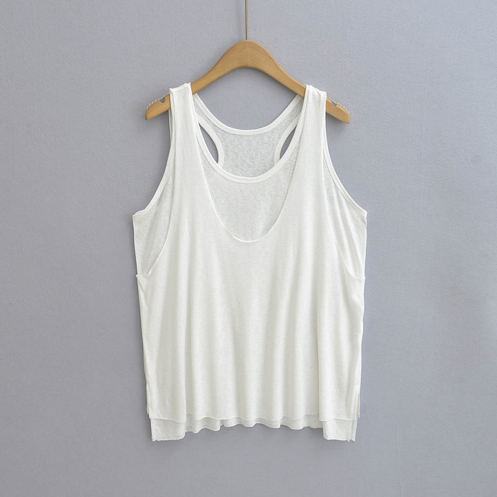 Dame Sporty skåret tanktop med racerback og åndbart materiale Stilla