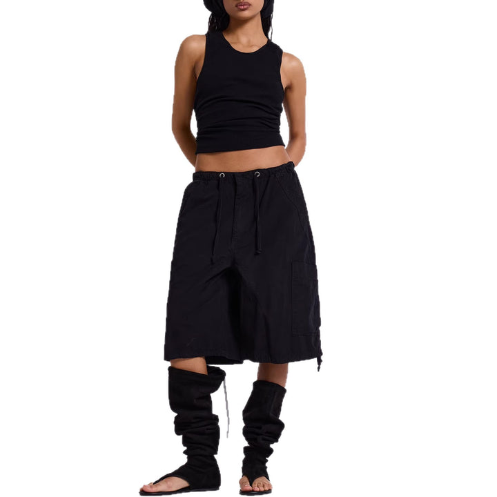 Dame afslappede korte Cargo-shorts med justerbar talje og praktiske lommer Skovae