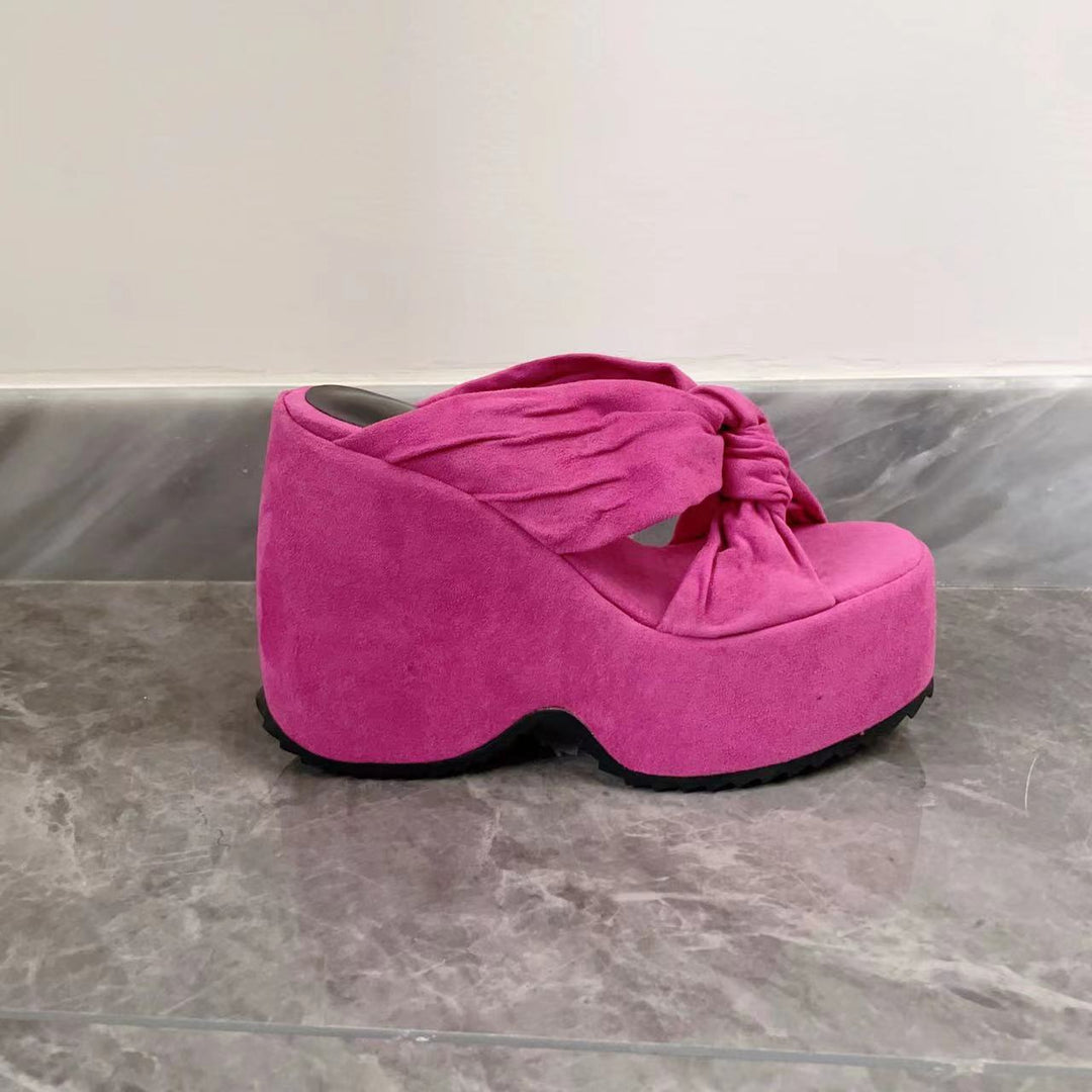 Femme Knudefront Platform Wedges Stilla