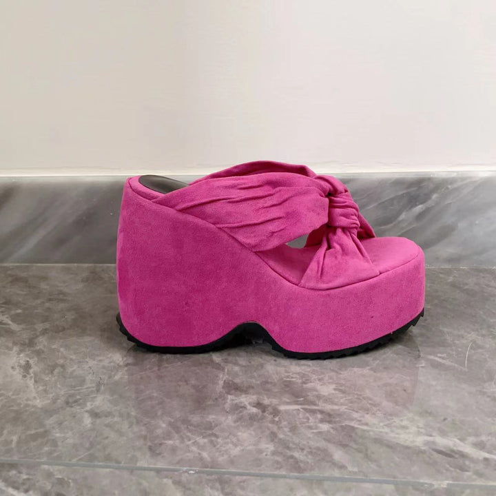 Femme Knudefront Platform Wedges Stilla