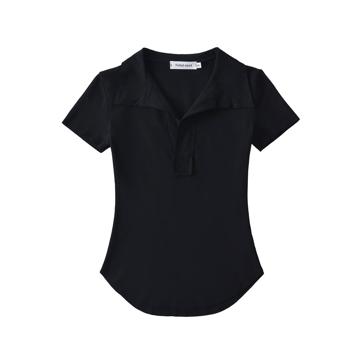 Dame Polo-Shirt med taktisk krave og kvalitets bomulds materiale Stilla