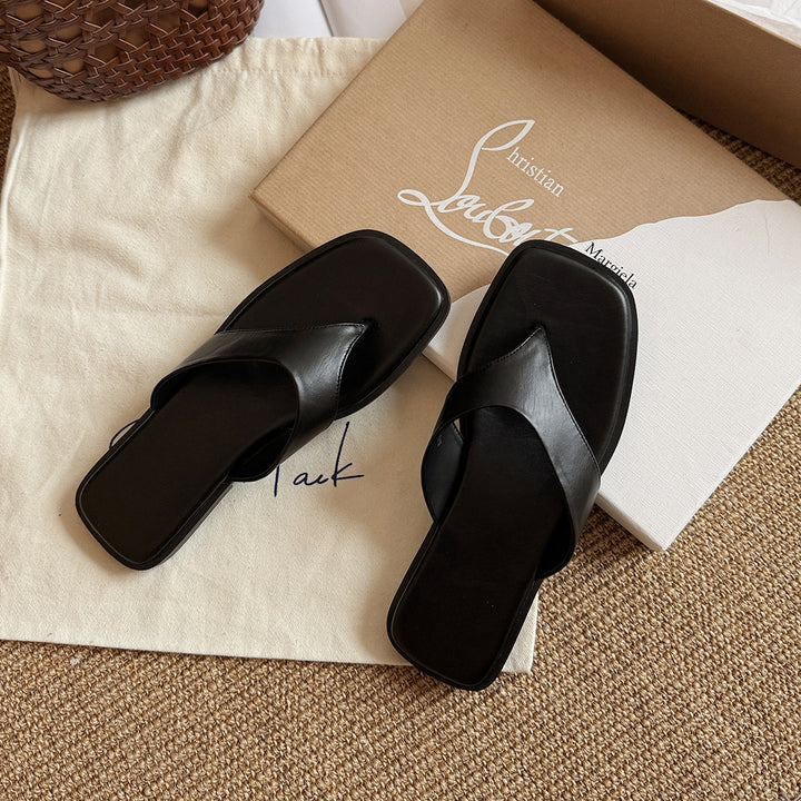 Femme Chic Cross-Band Slide Sandaler Stilla