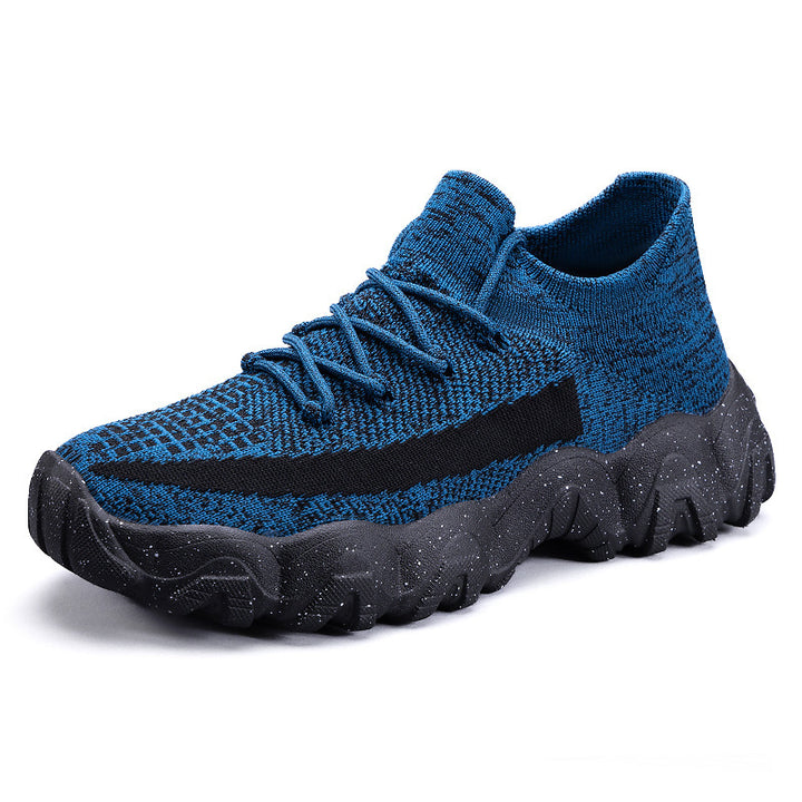Dame Sporty Sneakers med fleksibelt strikdesign og polstret sål Stilla
