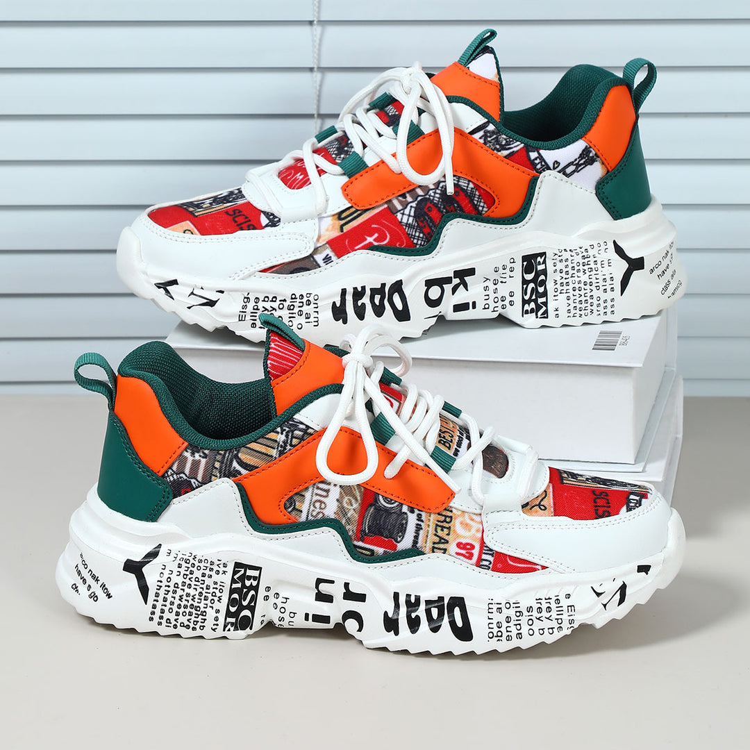 Damer Sporty Chunky Sneakers med åndbart mesh-design og skridsikker sål Stilla