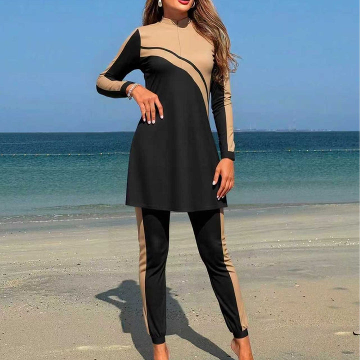Dame Sport-overdel med elegant leggings Skovae