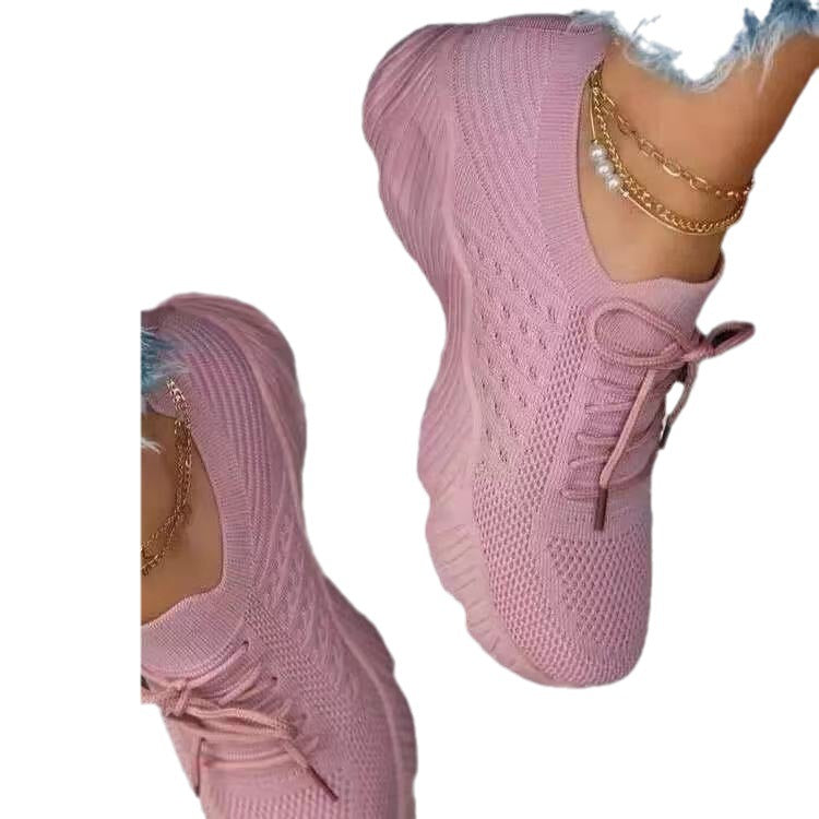 Dame Sporty Mesh Sneakers med åndbar sål og støddæmpningsteknologi Stilla
