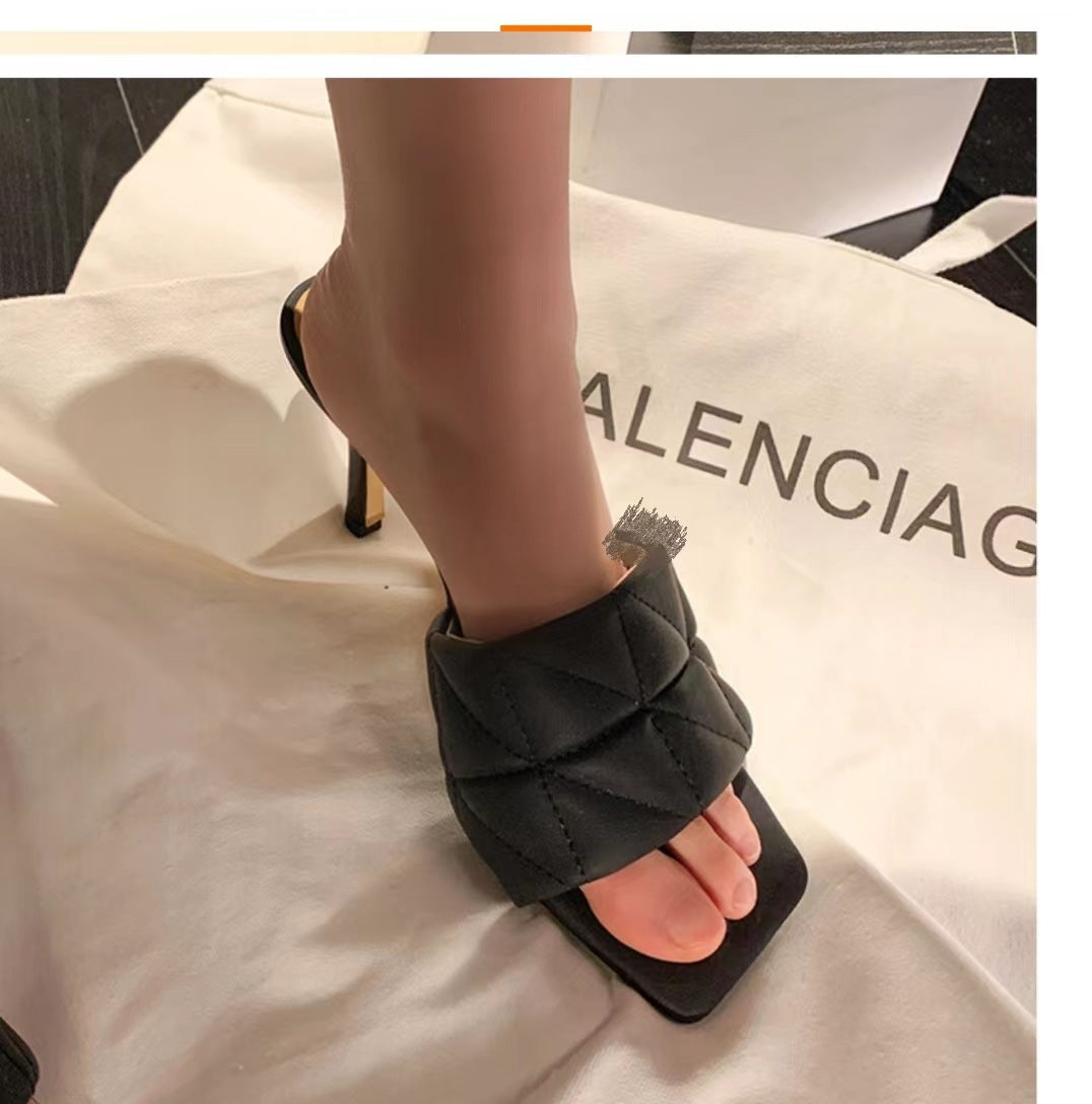 Dame Elegante Mules med luksuriøse pudeovertræk Stilla
