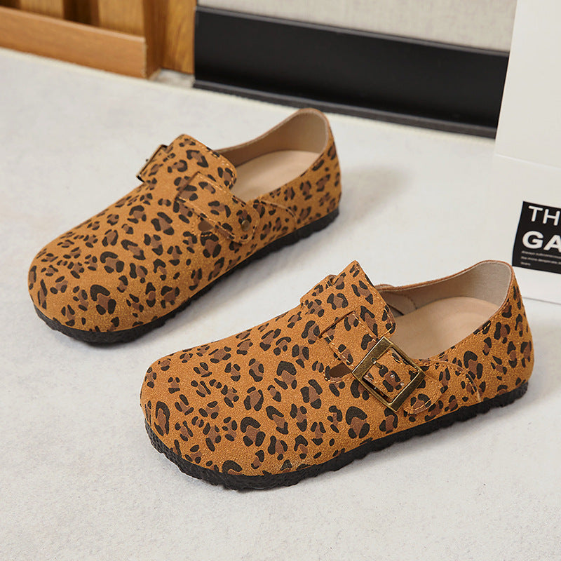 Dame Bekvemme Clogs med moderne Leopardmønster Stilla