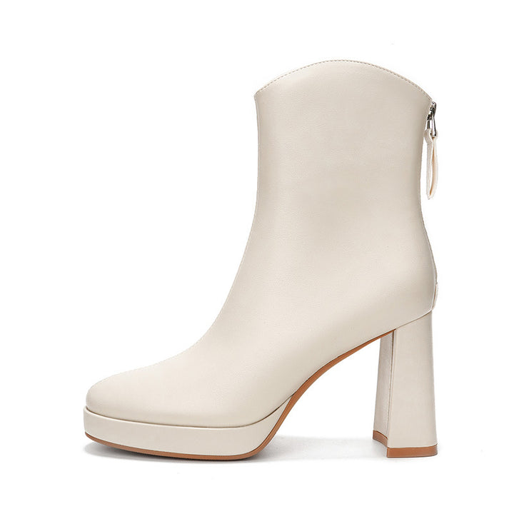 Dame stilfulde High-Heel-Ankel-Boots Stilla