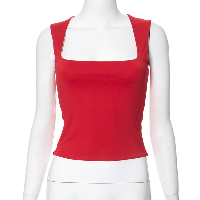 Femme Quadrat-udskæring Crop Top Stilla