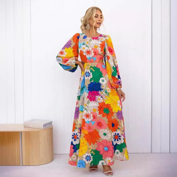 Stilla | Blomsterkjole Med Puffæer