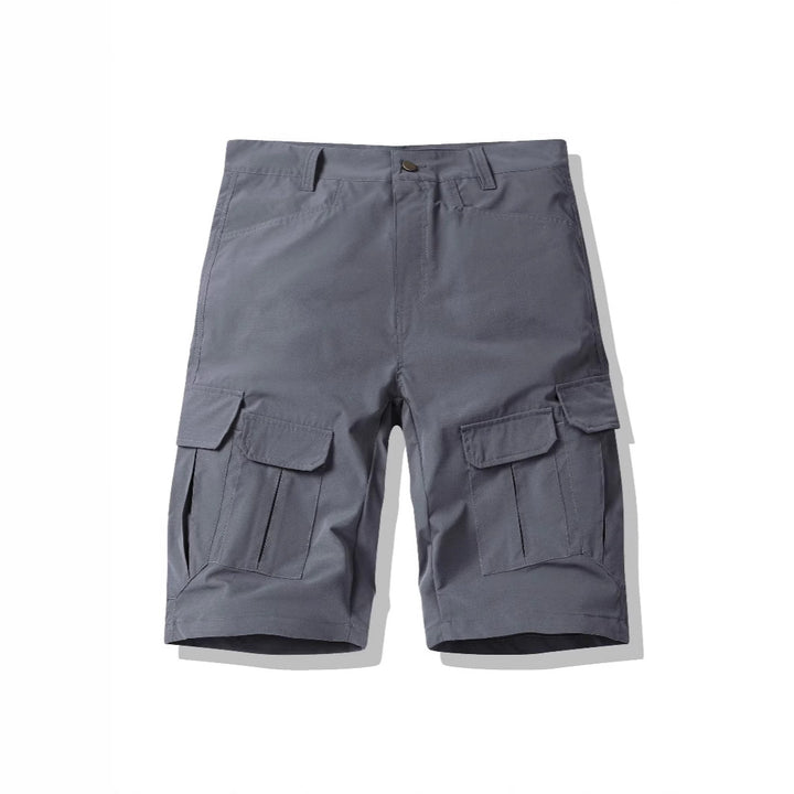 Herre multifunktionelle Cargo-Shorts med praktiske sidelommer og elastisk talje Stilla