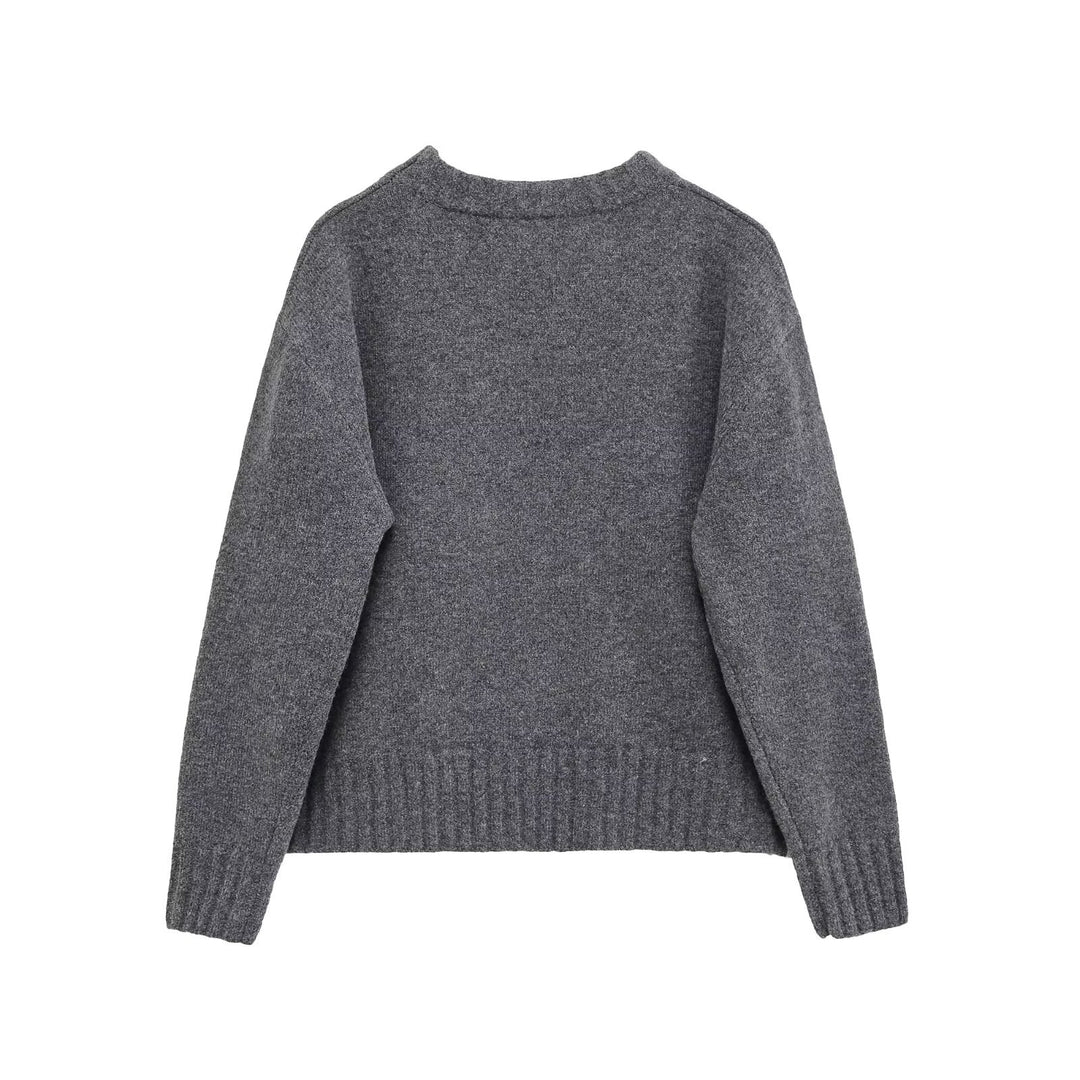 Dame afslappet strikpullover med moderne oversized pasform Stilla