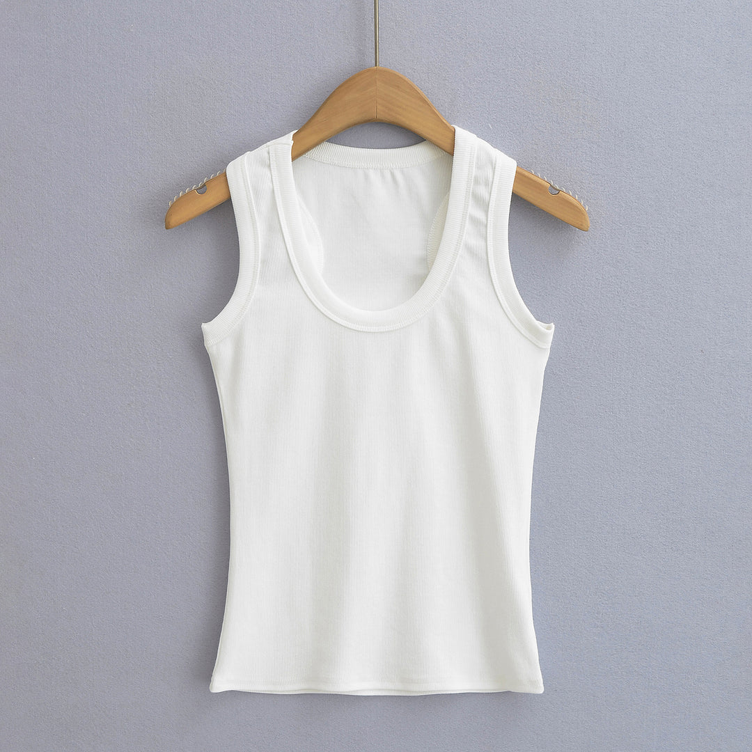 Dame Sporty tanktop med figureformende snit og elastisk materiale Stilla