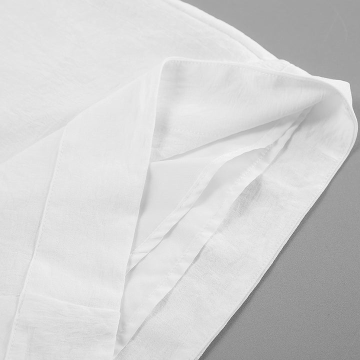 Dame elegant vest med shorts i struktureret stof Stilla