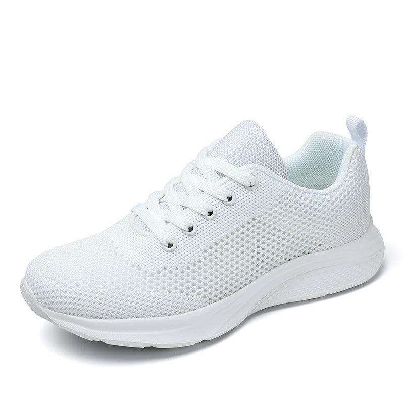 Dame nan let strik-hverdags sneakers med sømløst maske-overmateriale og polstret komfortfodbed Skovae