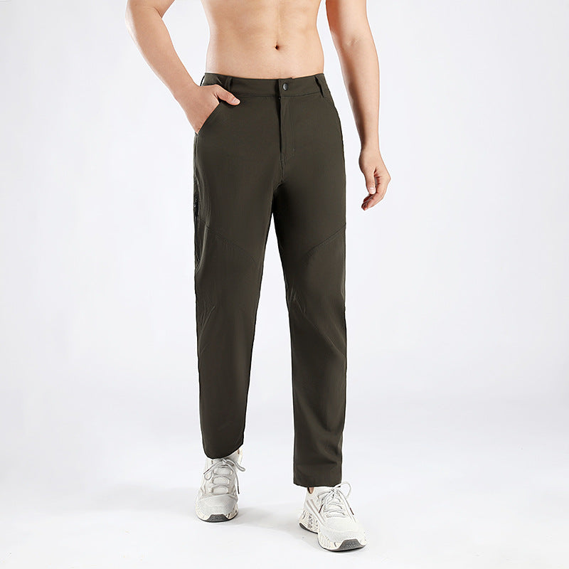 Herrer multifunktionel outdoor-bukser med elastisk talje og praktiske lommer Stilla