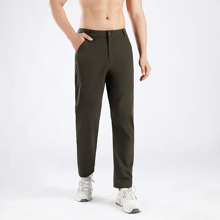 Herrer multifunktionel outdoor-bukser med elastisk talje og praktiske lommer Stilla